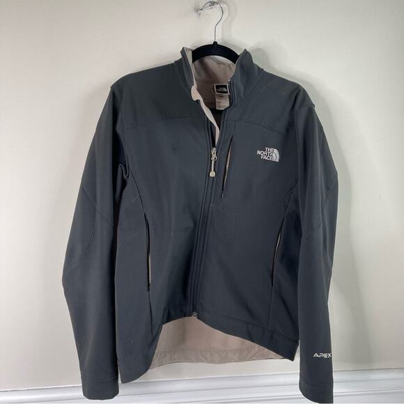 The North Face black biopic women’s‎ zip up soft shell jacket size medium - Picture 1 of 4